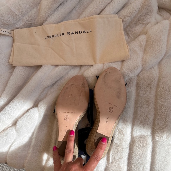 New without box Loeffler Randall blue Espadrilles - Picture 4 of 5